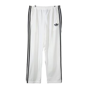 Adidas Firebird White/Black Stripe Track Pants Mens LG